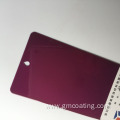 Purple glossy metallic sparkle polyester powder coating